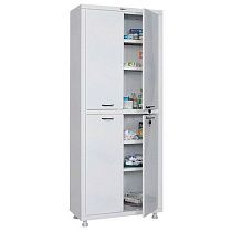 картинка Шкаф медицинский 2-створчатый HILFE "МД 2 1670/SS" 1755х700х320 мм, белый, S26199203009 магазин являющийся официальным дистрибьютором в России картинка Шкаф медицинский 2-створчатый HILFE "МД 2 1670/SS" 1755х700х320 мм, белый, S26199203009 от магазина