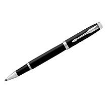 Ручка-роллер Parker "IM Essential Muted Black CT" черная, 0,8мм, подарочная упаковка