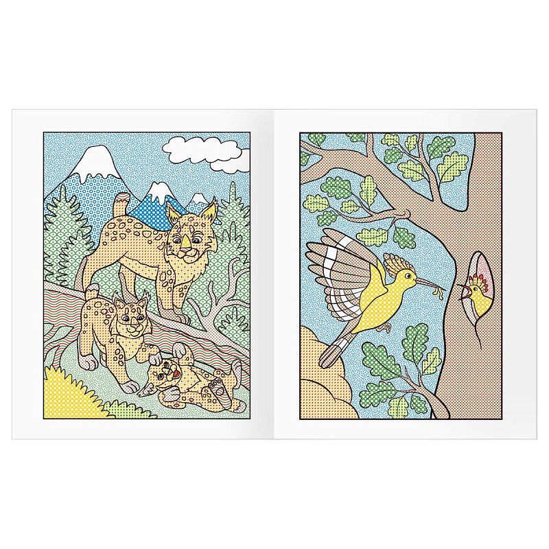 Раскраска водная 200*250, 8 стр., ТРИ СОВЫ "Раскрась водой. Мамы и малыши"