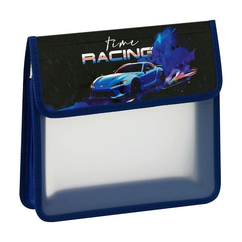 Папка для тетрадей 2 отделения, ArtSpace "Be in the race", А5, пластик, на липучке