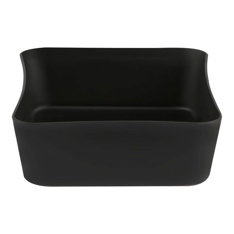 Лоток для канцелярских принадлежностей СТАММ, 13*17,8*4,4см, полипропилен, черный