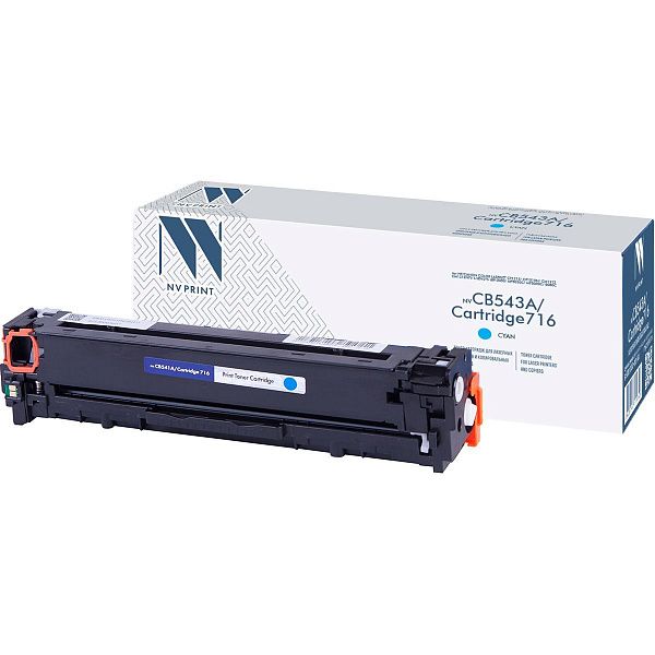 Картридж совм. NV Print CB541A/Cartridge 716 голуб. для HP Color LJ CM1312/CP1215/1515/1518(1400стр.)