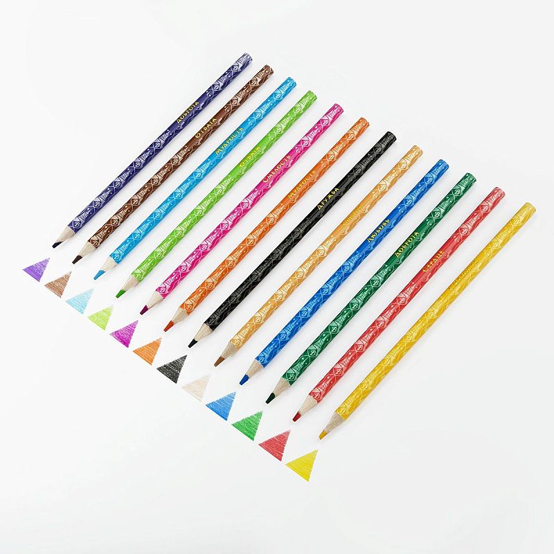 Карандаши цветные Мульти-Пульти "Волшебник Изумрудного Города", 12цв., кругл.,рисунок на корпусе, заточен., картон, европодвес