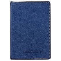 Обложка для автодокументов OfficeSpace "Denim", экокожа, синий