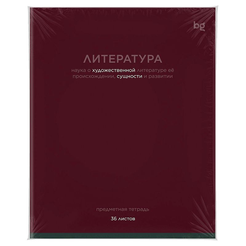 Тетрадь предметная 36л. BG "Сolor balance" - Литература, эконом
