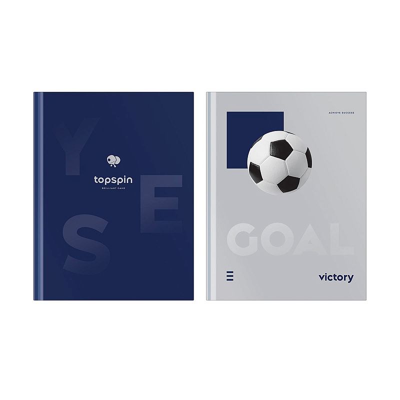 Бизнес-блокнот А5, 80л., евроформат, BG "Добиться успеха", soft-touch ламинация, выб. лак