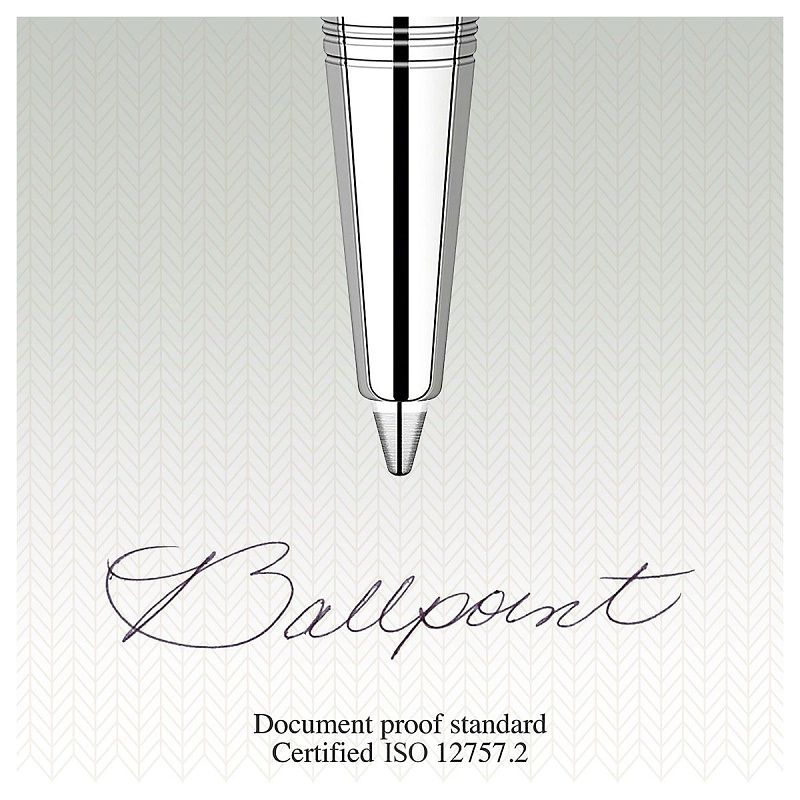 Стержень шариковый объемный Parker "QuinkFlow Ball Point" черный, 98мм, 1,0мм, метал. корпус, блистер 