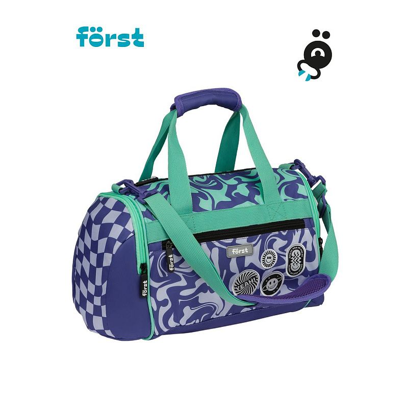 УЦЕНКА - Сумка Först "Smiley" 23*32*20см, 1 отделение, 3 кармана (осн 351793) 