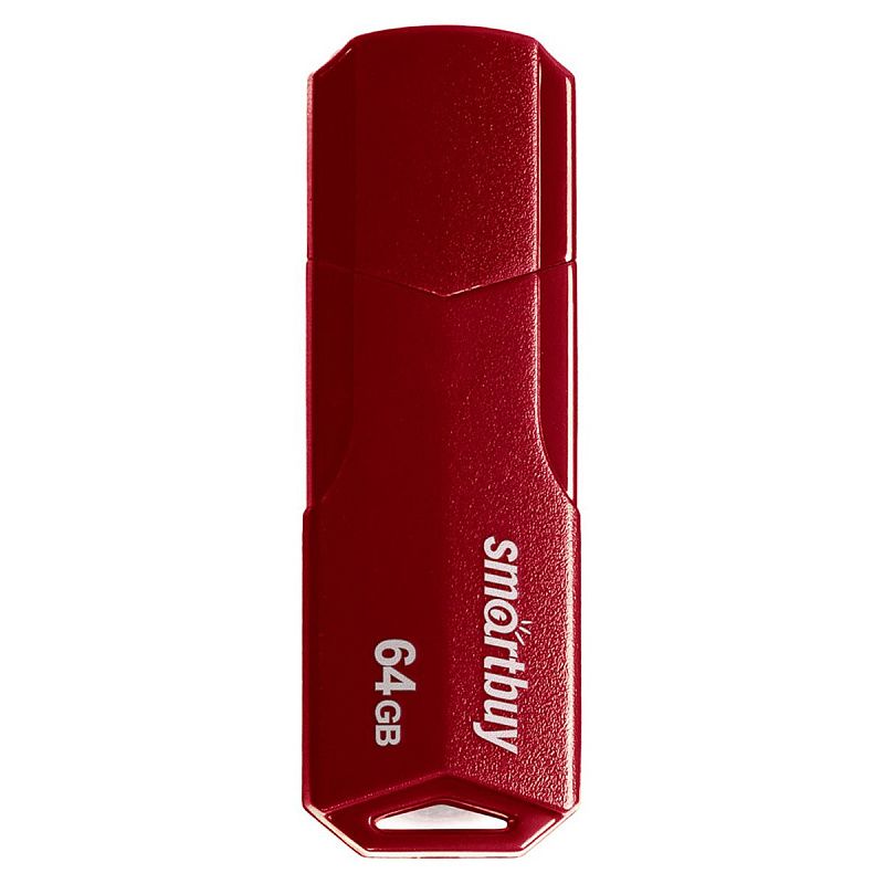 Память Smart Buy "Clue"  64GB, USB 2.0 Flash Drive, бордовый