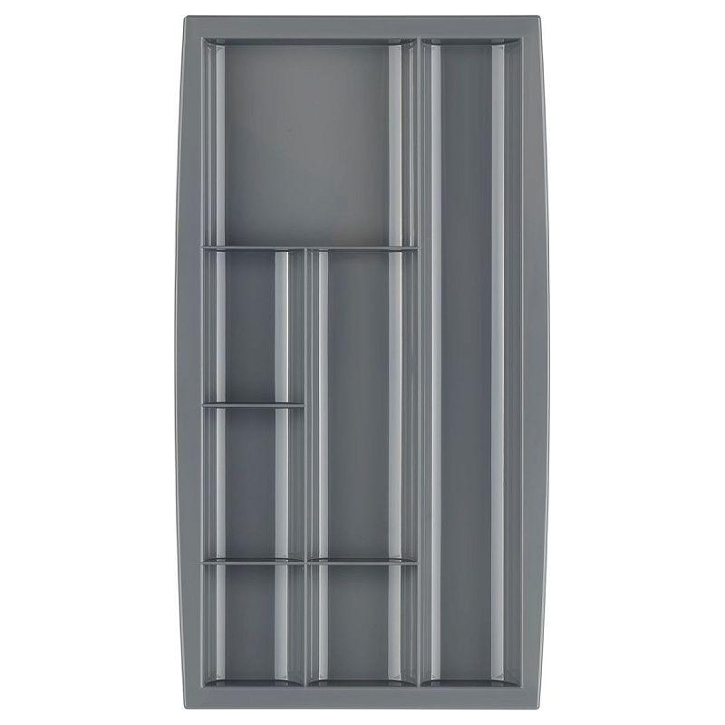 Настольная подставка СТАММ "Field", пластиковая, серая