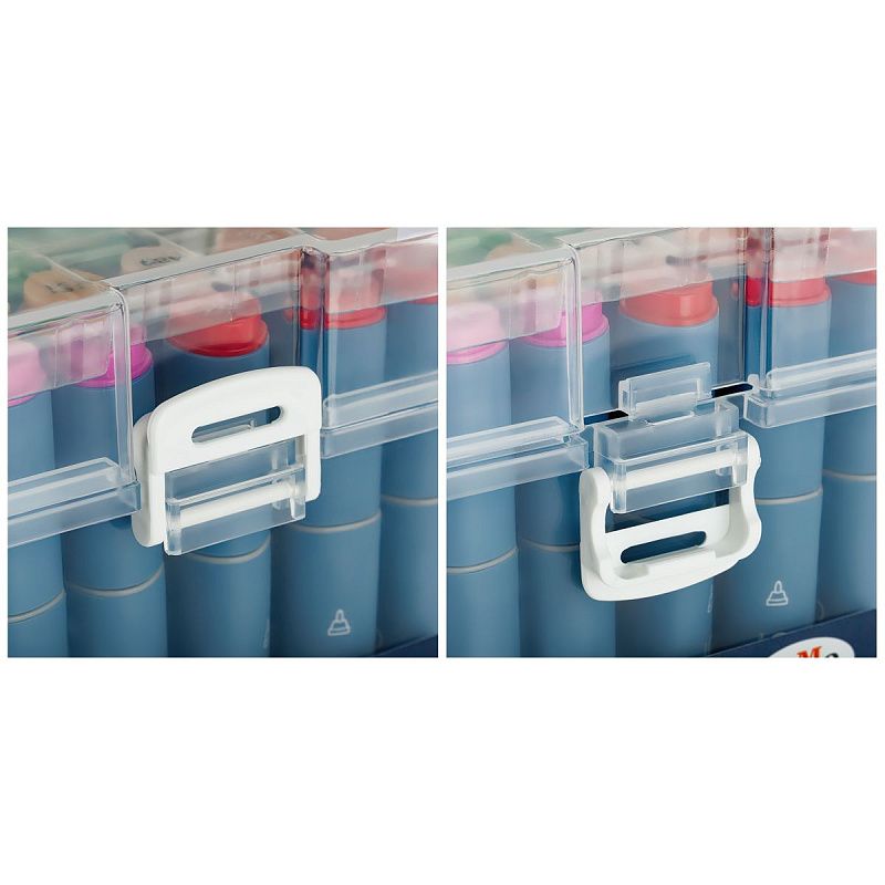 Набор двусторонних маркеров для скетчинга Гамма "Студия" 36цв., основные цвета, корпус трехгранный, пулевид./клиновид. наконечники, пласт.кейс