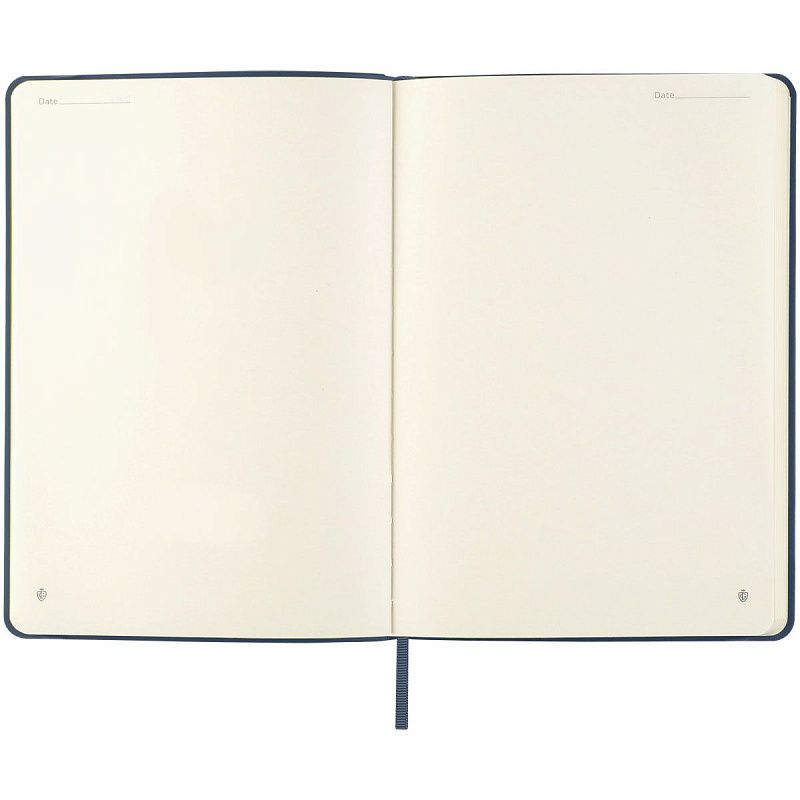 Записная книжка А5 96л. ЛАЙТ, кожзам, Greenwich Line "Classic. Dark blue", с резинкой, блок без линовки