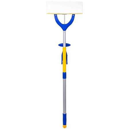 Швабра-бабочка складыв. OfficeClean Professional мет. телеск. ручка, насадка микрофибра/спонж, 26см