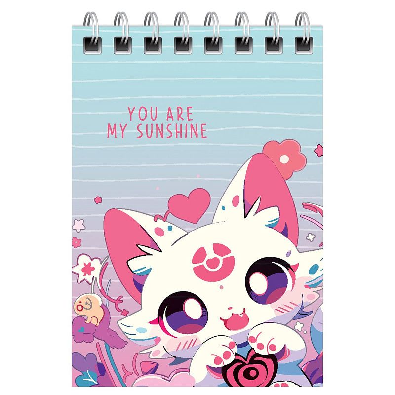 Блокнот А7 40л. на гребне BG "Anime style"