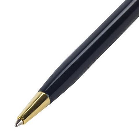 Ручка подарочная шариковая GALANT "Arrow Gold Blue", корпус темно-синий, золотистые детали, пишущий узел 0,7 мм, синяя, 140653 