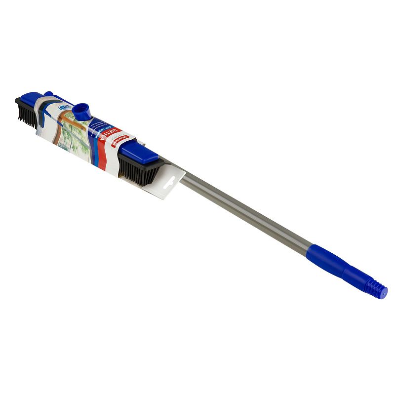 Щетка с резиновой щетиной и сгоном OfficeClean Professional 32см, щетина 3,5см, рукоятка 72-120см