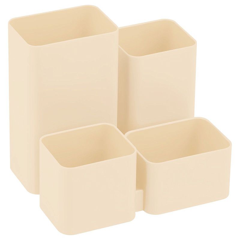 Настольная подставка СТАММ "Юниор", пластиковая, бежевая