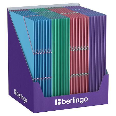 Папка на резинке Berlingo "Haze" А4, пластик, 600мкм, софт-тач, ассорти 