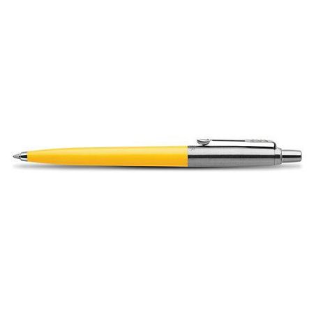 Ручка шариковая PARKER "Jotter Orig Yellow", корпус желтый, нержавеющая сталь, блистер, синяя, 2076056 