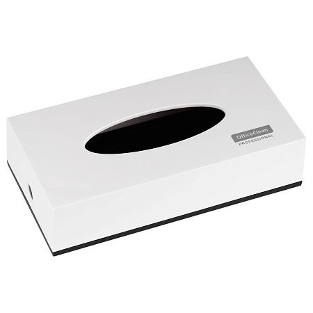 Диспенсер для лист. полотенец и салфеток настольный OfficeClean Professional(F1), ABS-пластик, белый