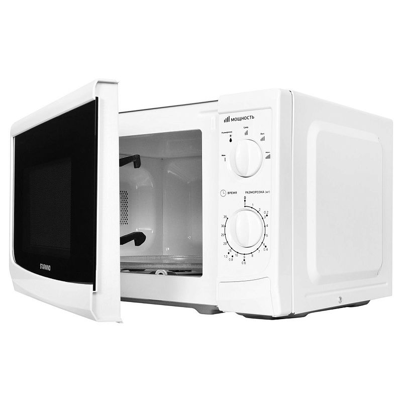Микроволновая печь Starwind SWM5620, 20л, 700Вт, механическое управление, белая