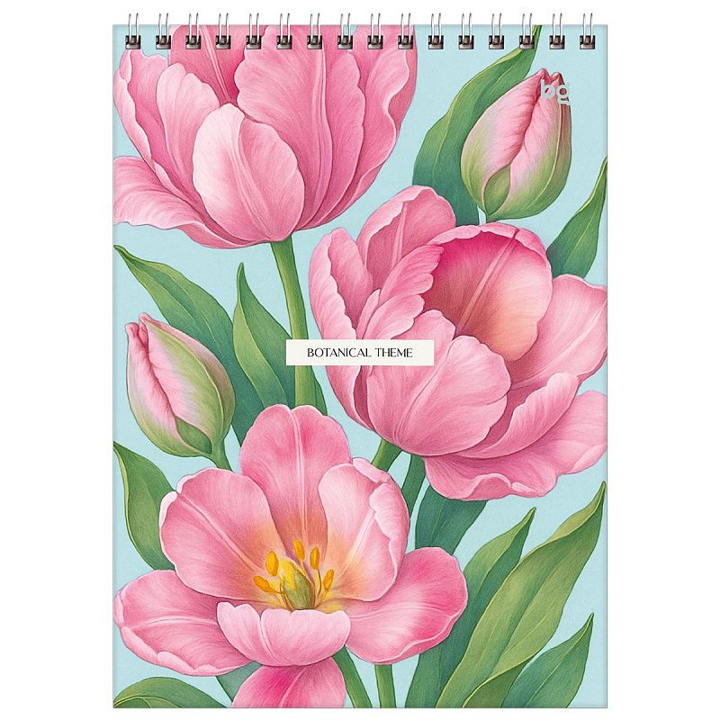 Блокнот А5 60л. на гребне BG "Botanical theme"