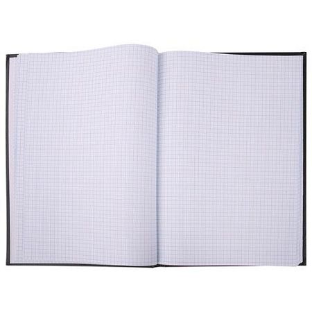 Книга учета 96 л., клетка, твердая, бумвинил, офсет, герб, А4 (200х290 мм), BRAUBERG, черная, 130275