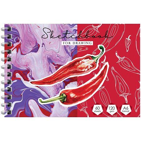 Скетчбук-блокнот 60л., А6 ArtSpace "Your dreams", на гребне, 120г/м2