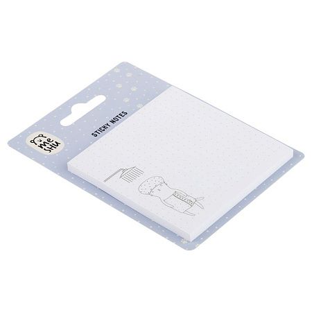 Самоклеящийся блок MESHU "Right cat", 75*75мм, 50л., европодвес, Dot