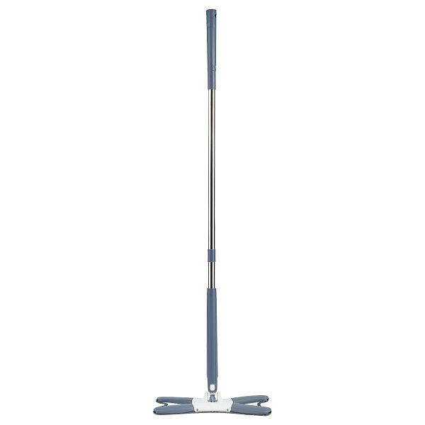 Швабра c отжимом x-type, плоская, OfficeClean Professional, мет. ручка 120 см., две насадки из микрофибры