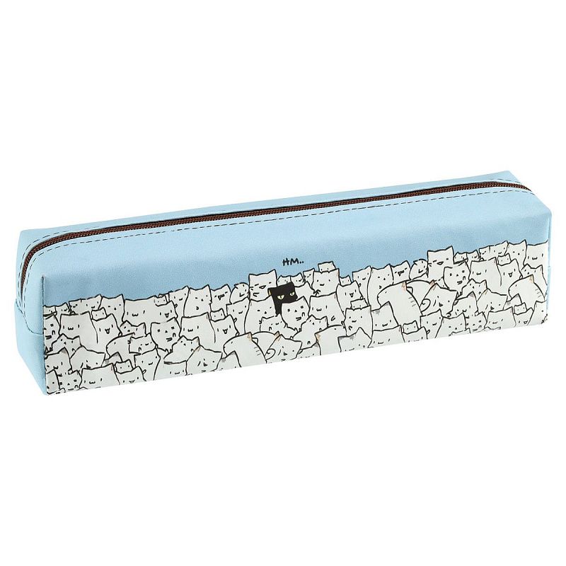 Пенал мягкий 200*55*40 MESHU "The One", искусственная кожа 