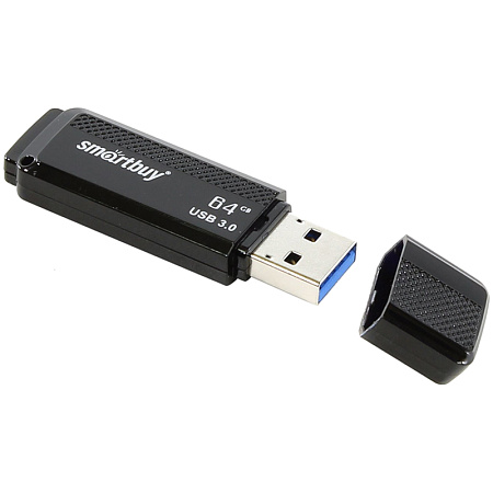 Память Smart Buy "Dock"  64GB, USB 3.0 Flash Drive, черный