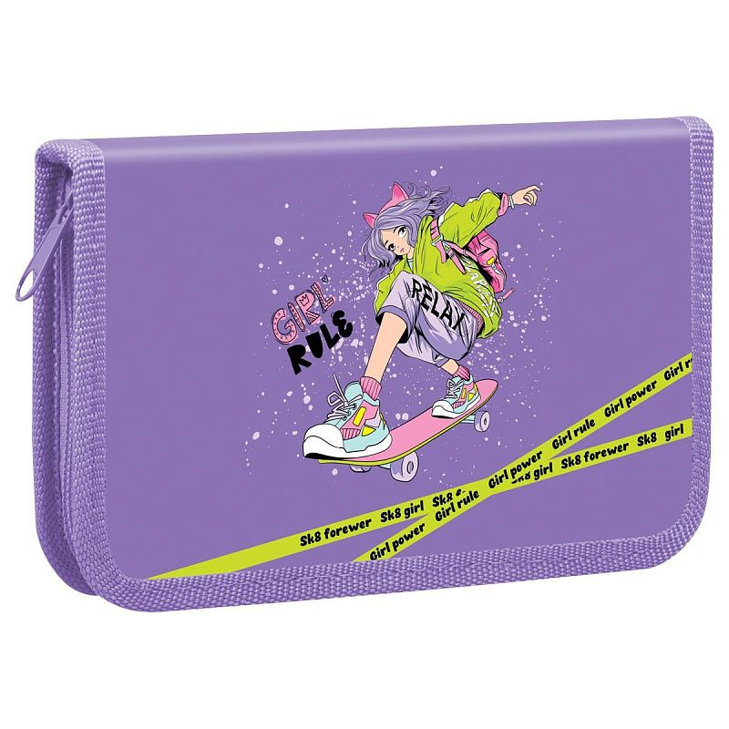 Пенал 1 отделение, 190*110 ArtSpace "City Girl", ткань