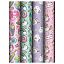 Упаковочная бумага глянц. 70*100см, MESHU "Unicorn", 80 г/м2, ассорти, 4 дизайна