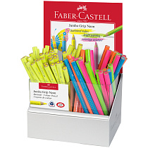 Карандаш-текстовыделитель Faber-Castell "Jumbo Grip Neon", ассорти, дисплей