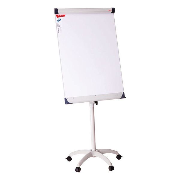 УЦЕНКА-Флипчарт передвижной Berlingo "Premium", 70*100см, регулировка по высоте, полочка
