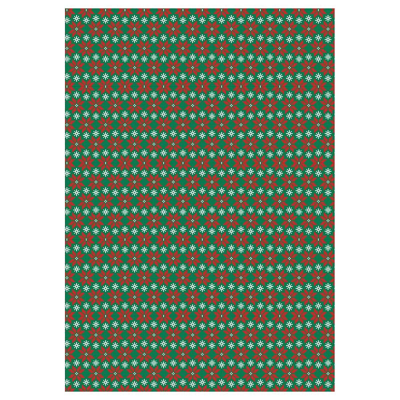 Упаковочная бумага глянц. 70*100см, MESHU "Nordic", 80 г/м2, ассорти, 5 дизайнов