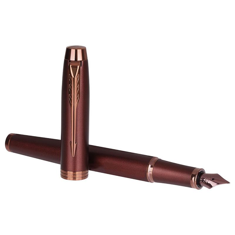 Ручка перьевая Parker "IM Professionals Monochrome Burgundy" синяя, 0,8мм, подарочная упаковка 