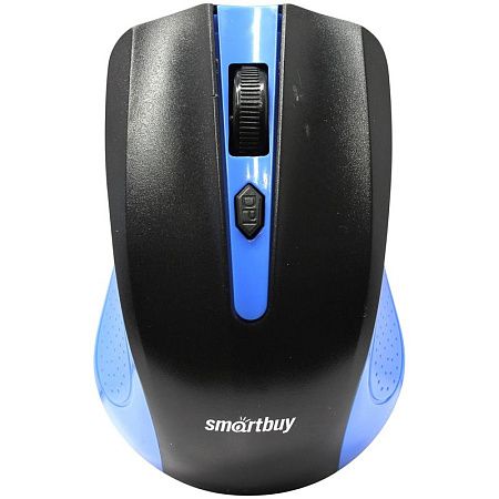 Мышь беспроводная Smartbuy ONE 352, синий, черный, 3btn+Roll