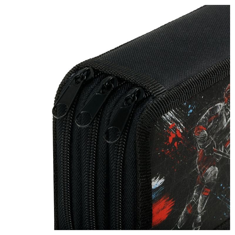 Пенал 3 отделения, 190*110 ArtSpace "Hockey", ткань 