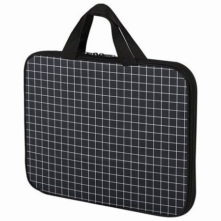 Папка на молнии с ручками BRAUBERG А4, 1 отделение, полиэстер, 20 мм, "Checkered", 272173 