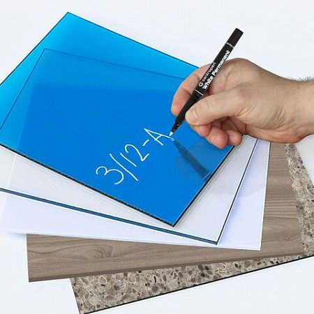 Маркер перманентный БЕЛЫЙ CENTROPEN, круглый наконечник, 1,2 мм, 2686, 5 2686 0100 