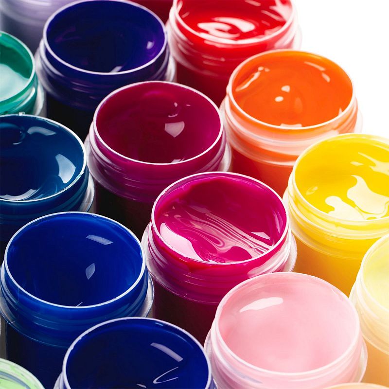 Краски акриловые декоративные Гамма "Хобби", 24 цвета, 20мл, картон.упак.  e-com