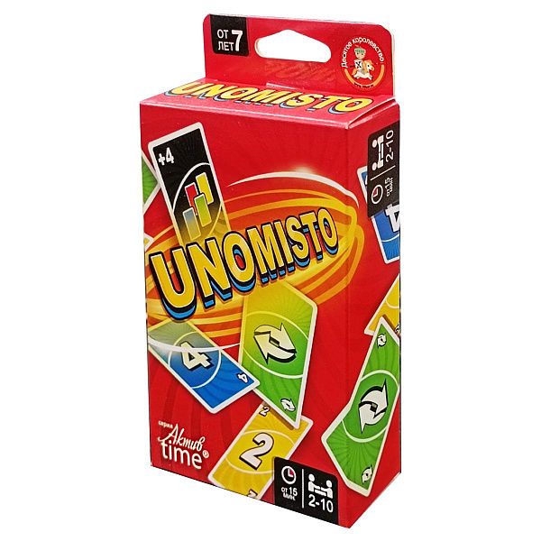 Игра настольная Десятое королевство "UnoMisto", картон, европодвес