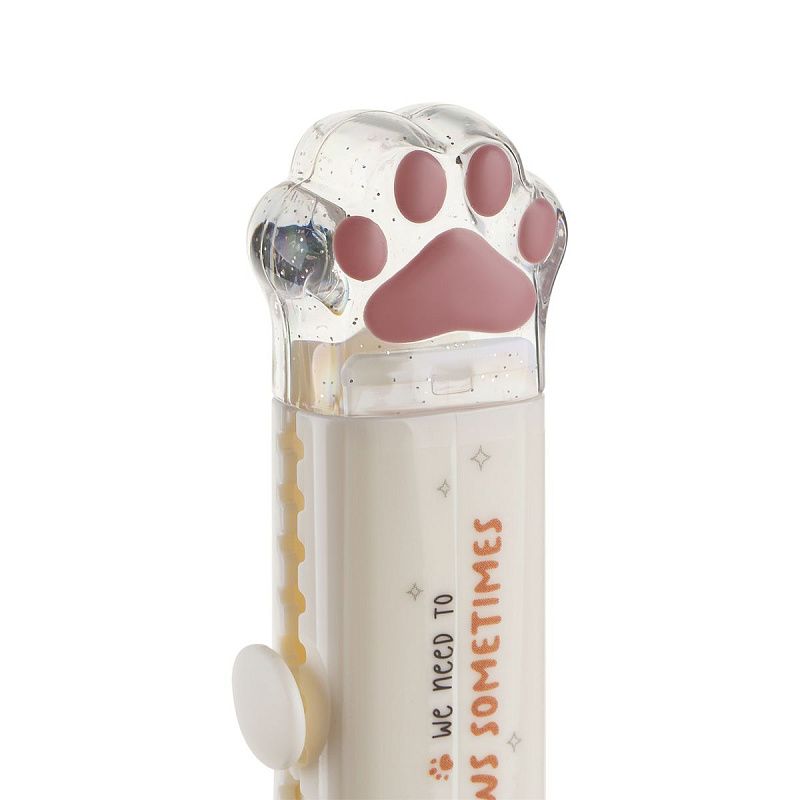 Ластик MESHU "Cat Paw", 93*28*17мм, термопластичная резина, блистер, европодвес, белый 