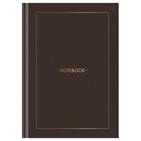 Бизнес-блокнот А5, 80л., евроформат, BG "Minimal", глянцевая ламинация, тиснение фольгой