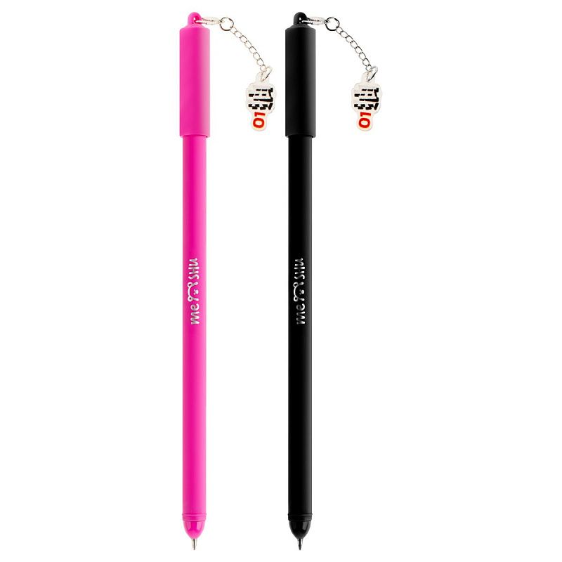 Ручка шариковая MESHU "Anime" синяя, 0,7мм, корпус ассорти, с топпером 