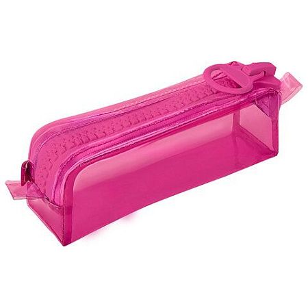 Пенал BRAUBERG с объемной "тракторной" молнией, 1 отделение, ПВХ, 22х8х6,5 см, Ultra pink, 272340 