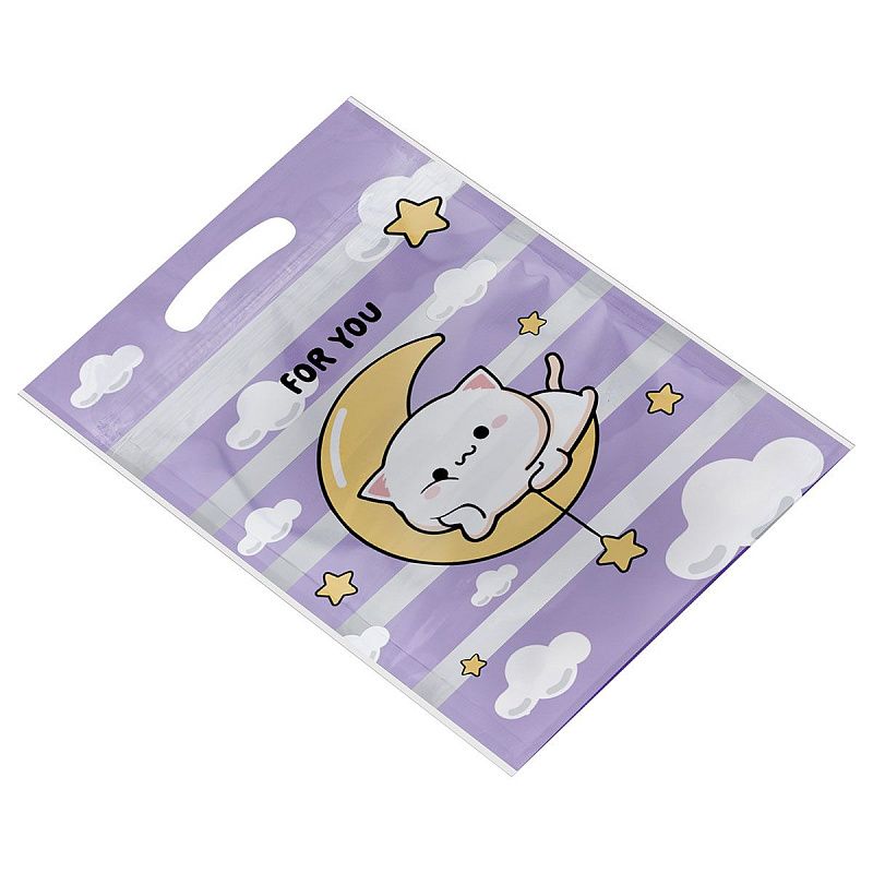 Набор подарочных пакетов 15*22 см, зип-лок, MESHU "Забавные котята", 35шт.