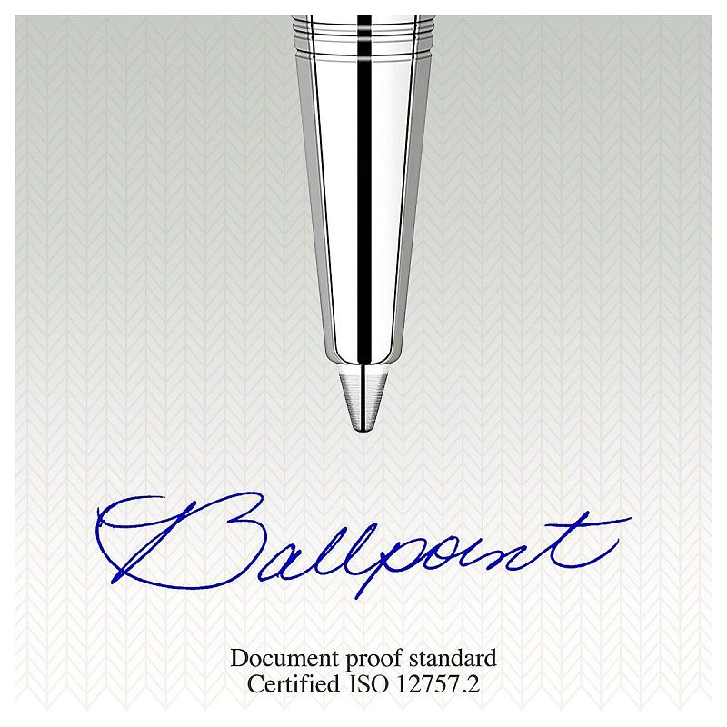 Стержень шариковый объемный Parker "QuinkFlow Ball Point" синий, 98мм, 0,8мм, метал. корпус, блистер 